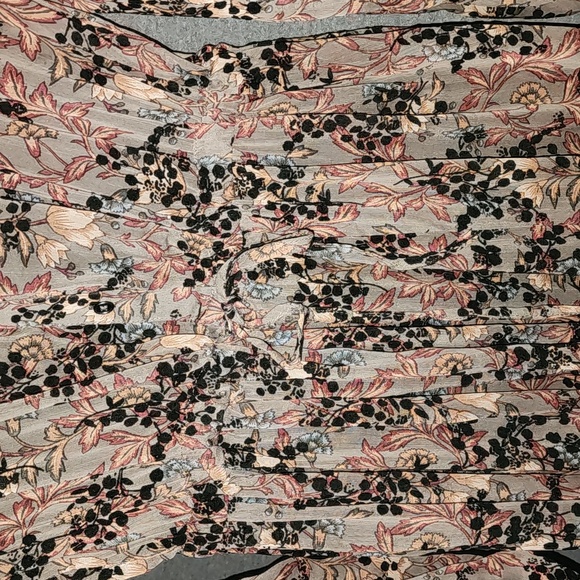 Knox Rose Boho two-piece sheer dress.  Sz Large - Picture 5 of 6